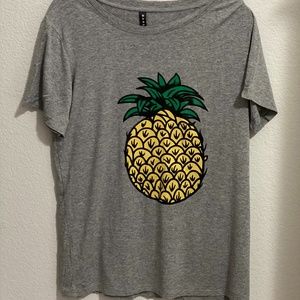 Pineapple Oversized Blouse